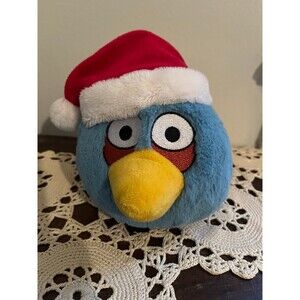 Rare 2011 Angry Birds Seasons Santa Blue Bird